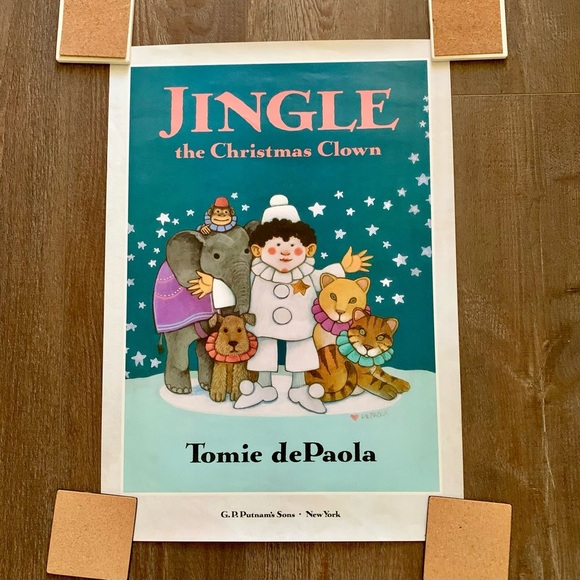 Vintage Poster Print “ Jingle The Christmas Clow” 1992 - Picture 1 of 9
